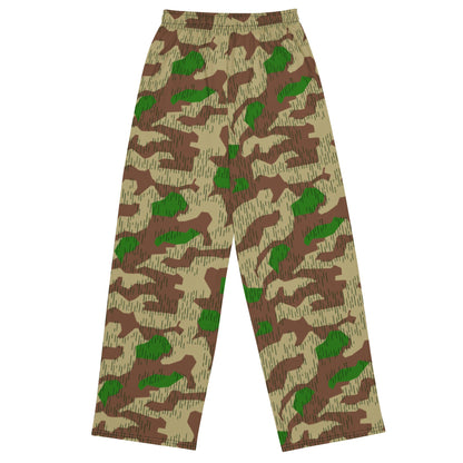 German Splittermuster Buntfarbendruck 31 CAMO unisex wide-leg pants - Wide-leg Pants