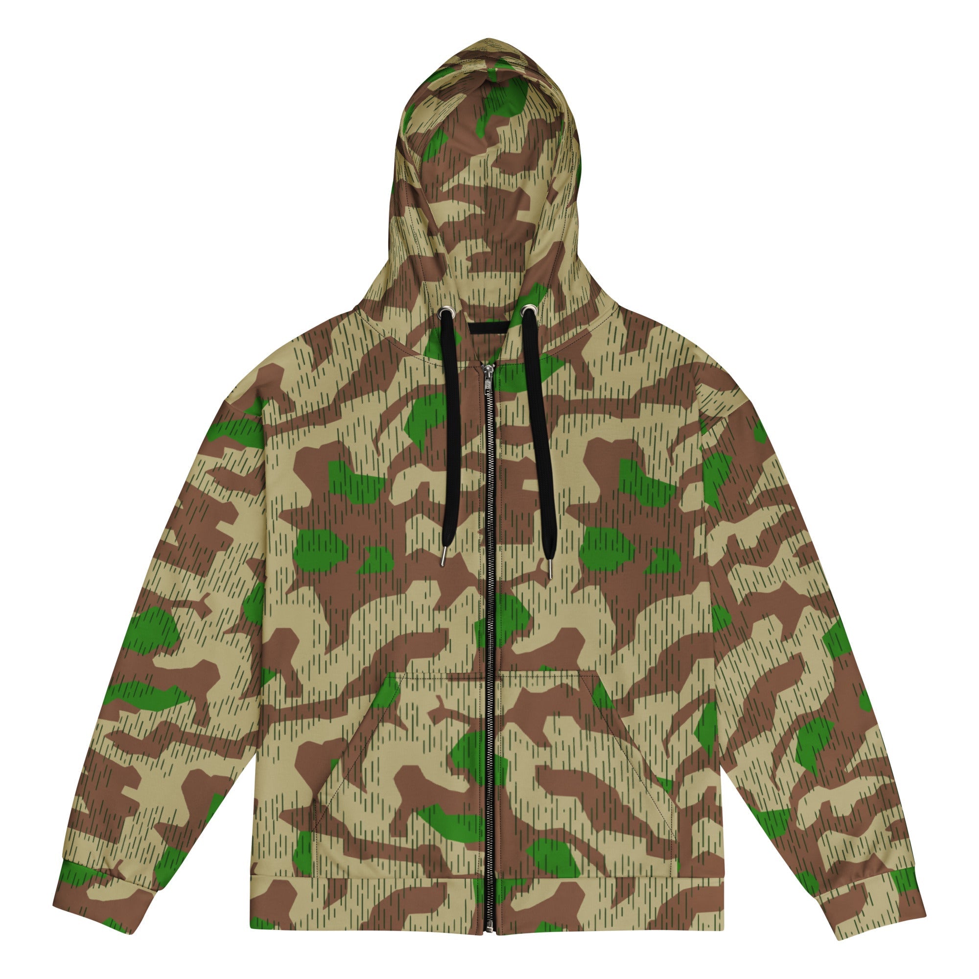 CAMO HQ German Splittermuster Buntfarbendruck 31 CAMO Unisex zip hoodie ...