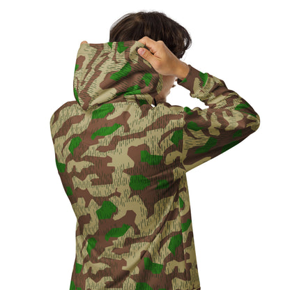 German Splittermuster Buntfarbendruck 31 CAMO Unisex zip hoodie Zip Hoodies