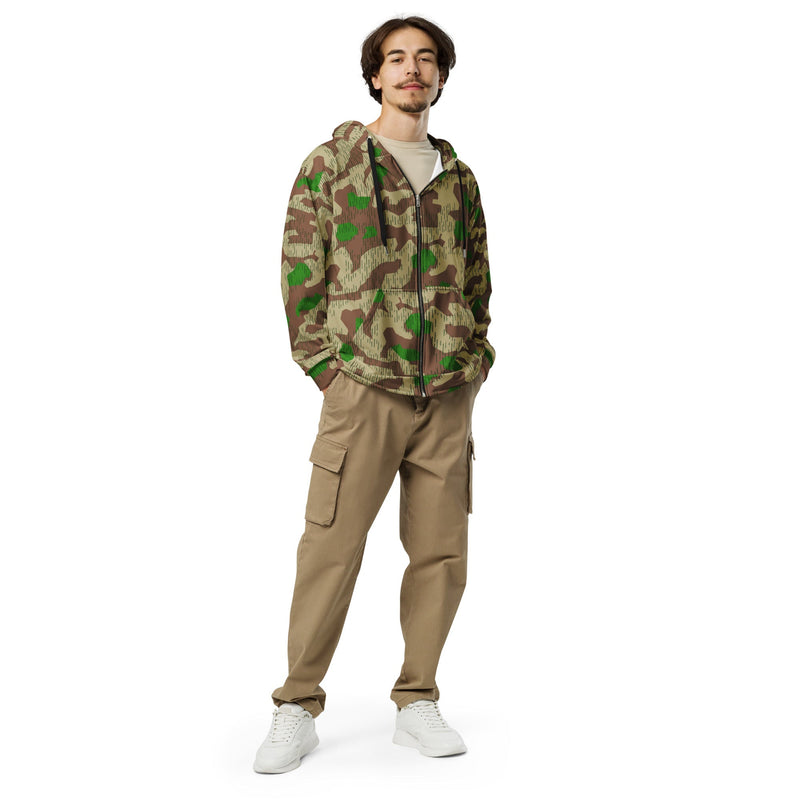 Splittermuster Buntfarbendruck 31 CAMO Unisex Zip Hoodie