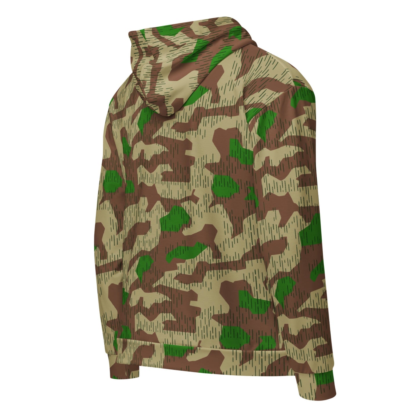 German Splittermuster Buntfarbendruck 31 CAMO Unisex zip hoodie Zip Hoodies
