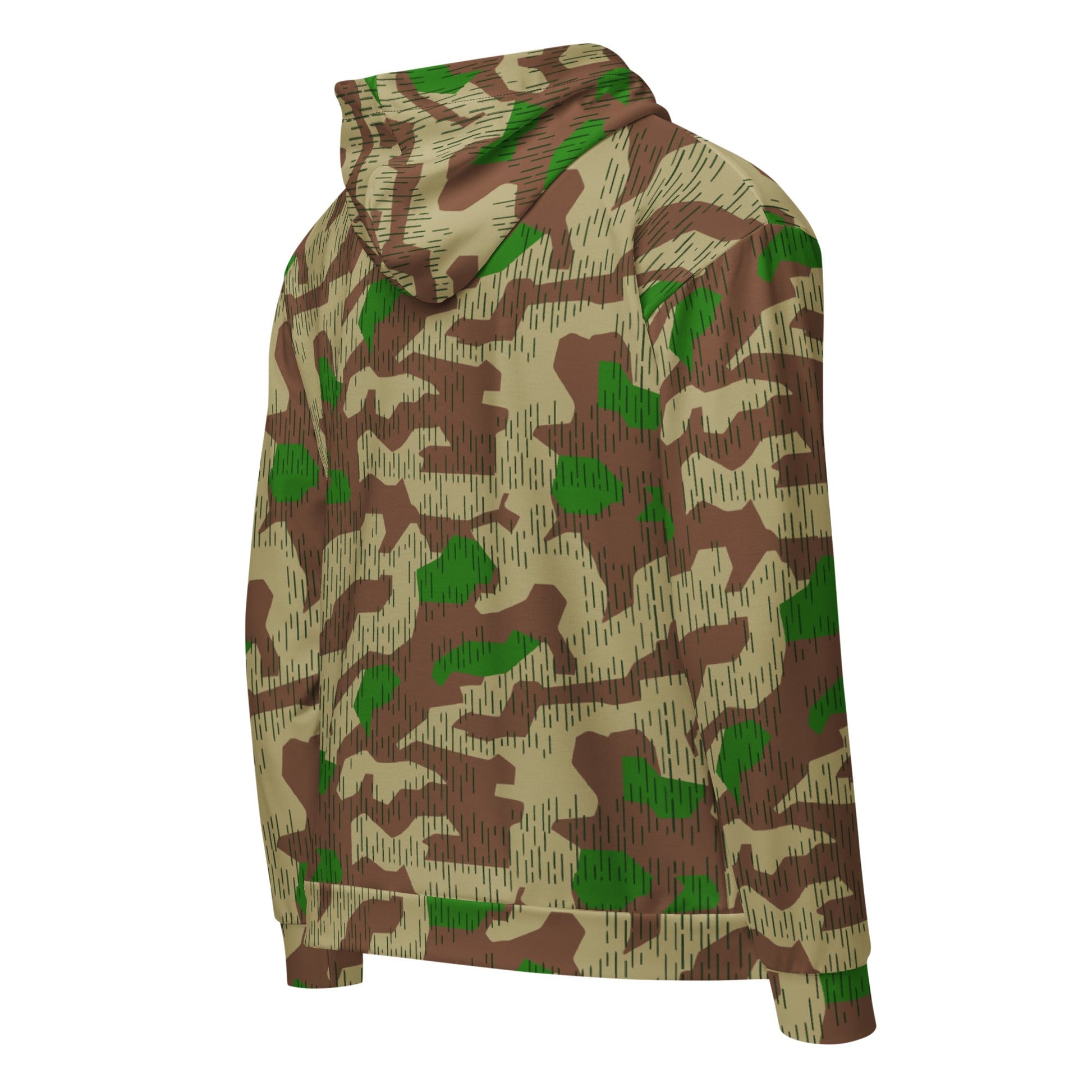 German Splittermuster Buntfarbendruck 31 CAMO Unisex zip hoodie Zip Hoodies