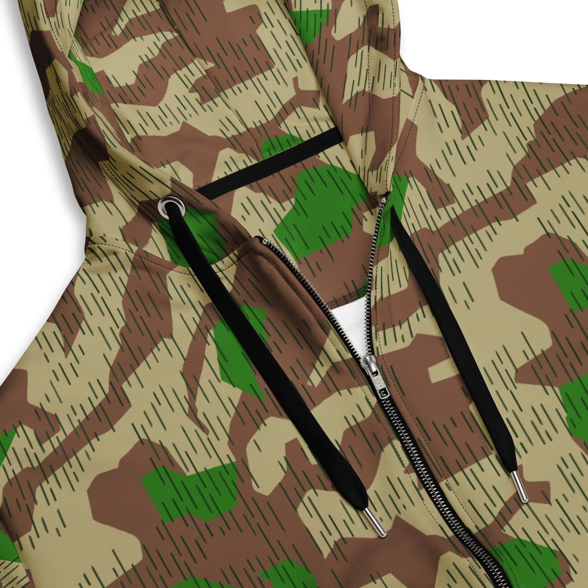 German Splittermuster Buntfarbendruck 31 CAMO Unisex zip hoodie Zip Hoodies