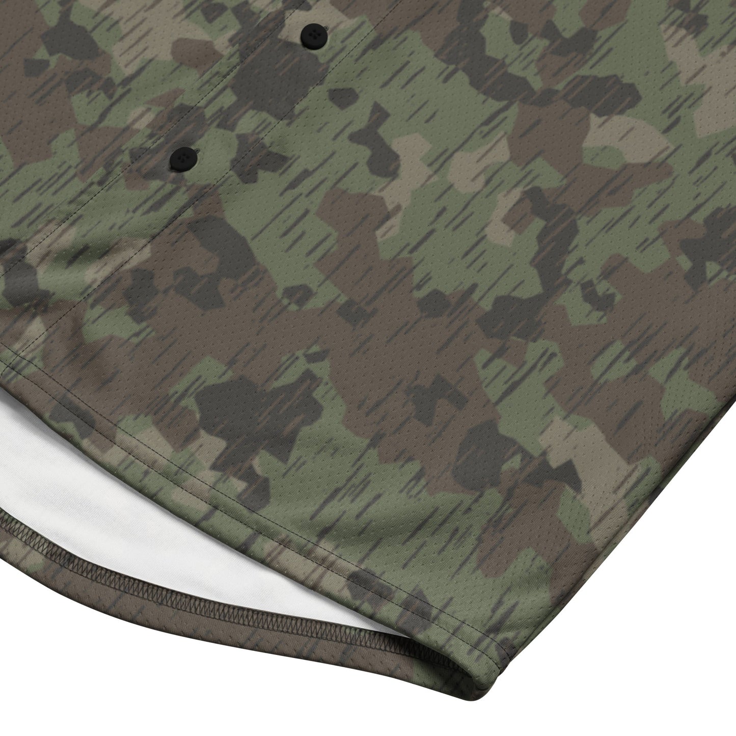 German Splittermuster Fractal Rain CAMO baseball jersey - Baseball Jerseys