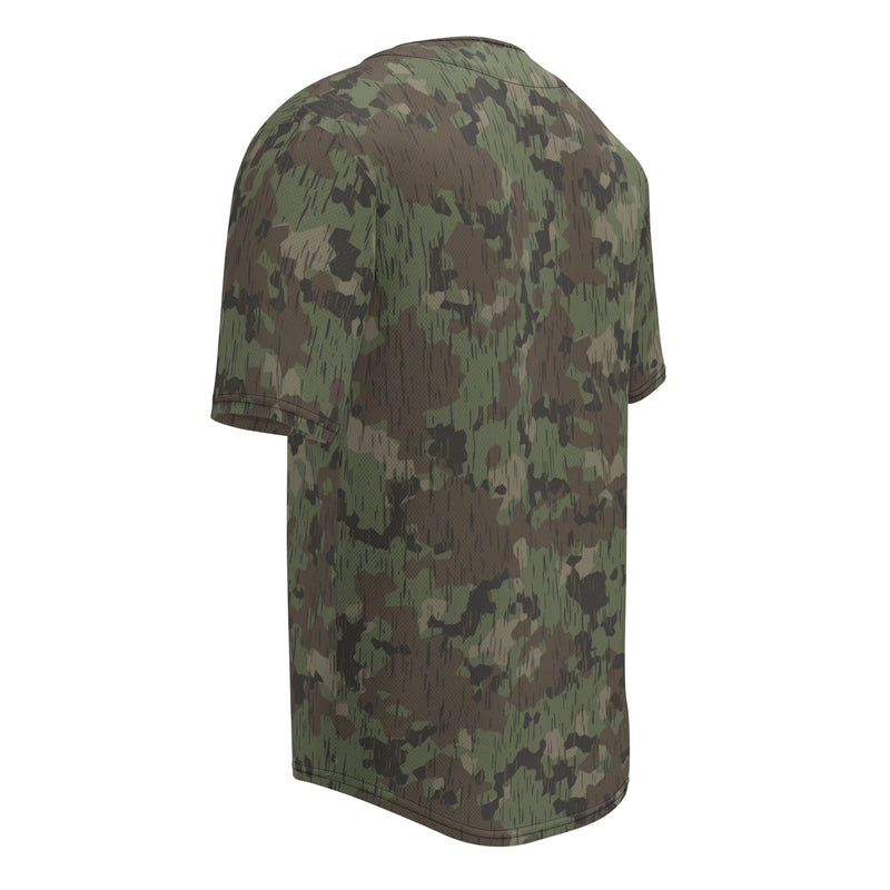 Splittermuster Fractal Rain CAMO Unisex Baseball Jersey