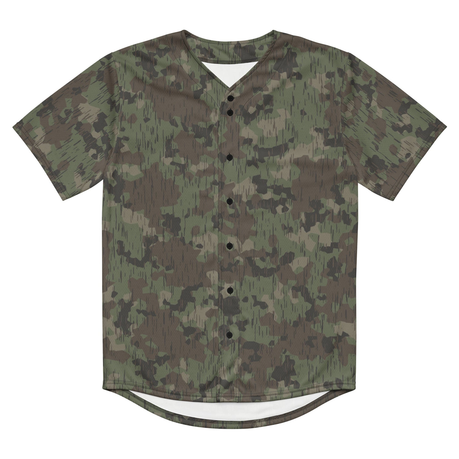 German Splittermuster Fractal Rain CAMO baseball jersey - Baseball Jerseys