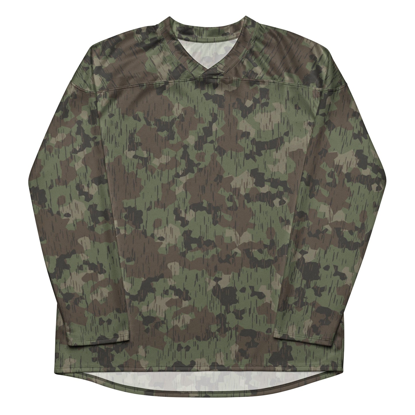 German Splittermuster Fractal Rain CAMO hockey fan jersey - Hockey Jerseys