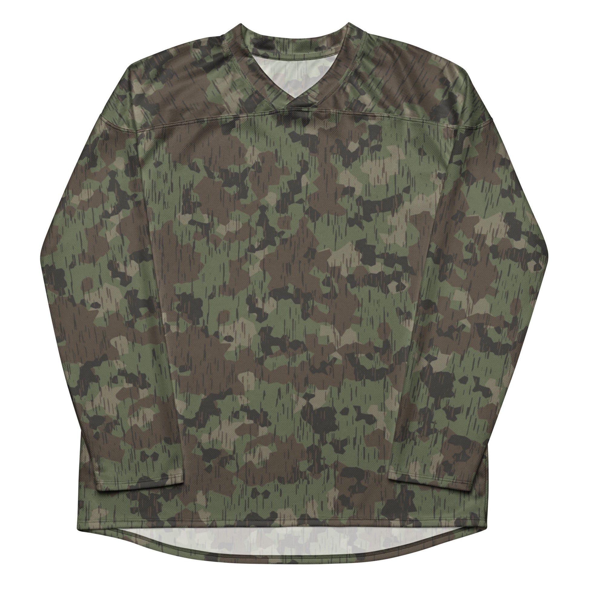 German Splittermuster Fractal Rain CAMO hockey fan jersey - Hockey Jerseys