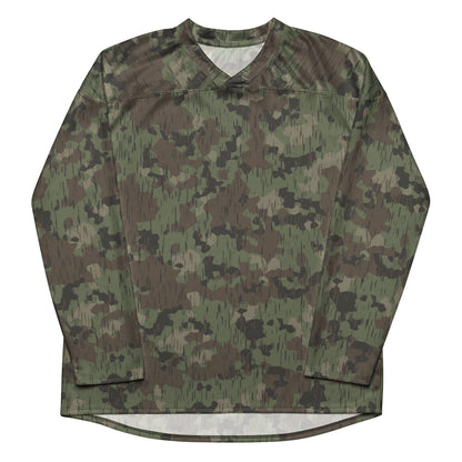 German Splittermuster Fractal Rain CAMO hockey fan jersey - Hockey Jerseys