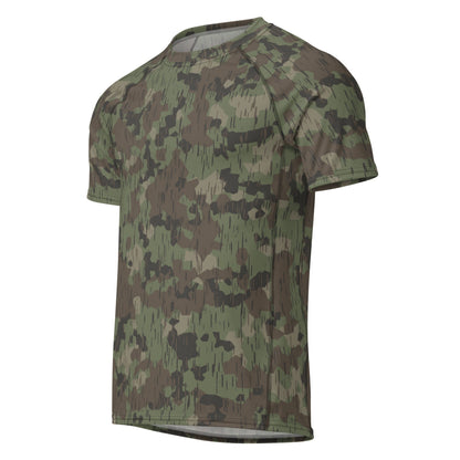 German Splittermuster Fractal Rain CAMO Mens Short-Sleeve Rash Guard - Short-sleeve Guards