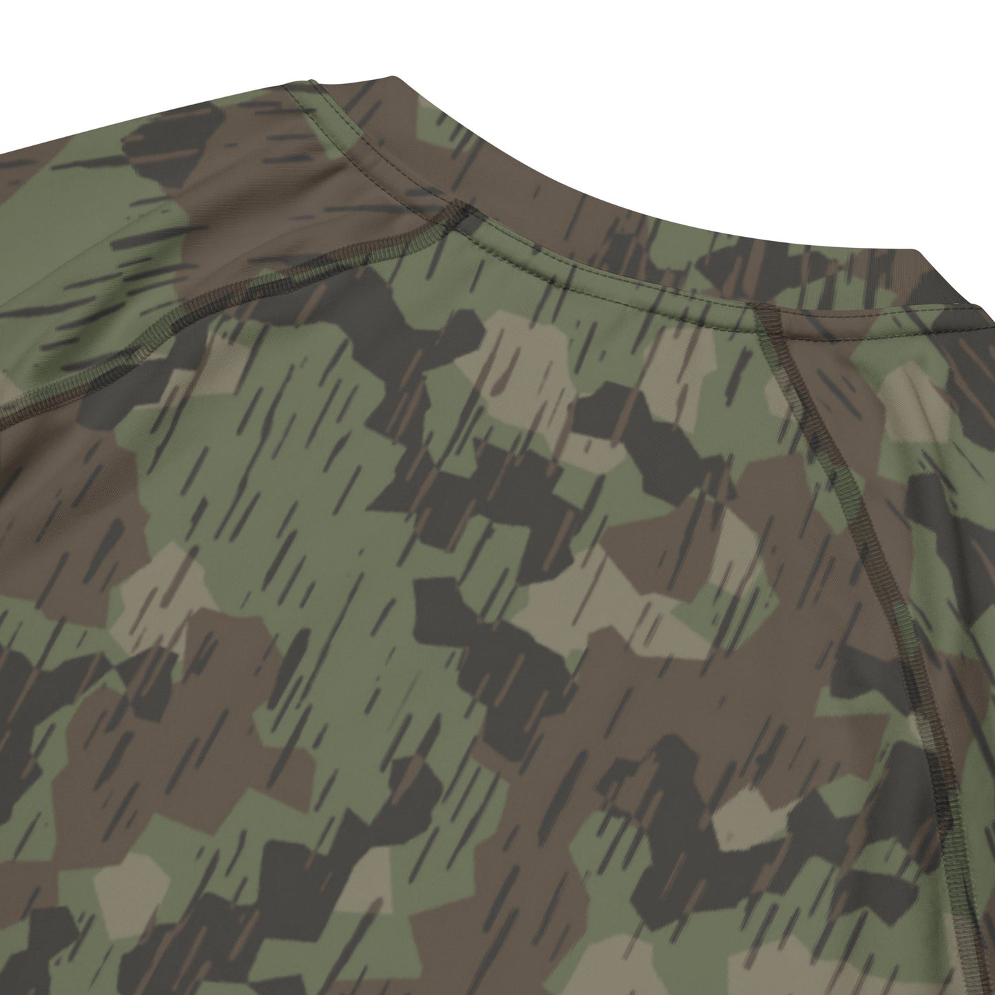 German Splittermuster Fractal Rain CAMO Mens Short-Sleeve Rash Guard - Short-sleeve Guards