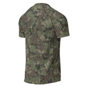 Splittermuster Fractal Rain CAMO Mens Short-Sleeve Rash Guard
