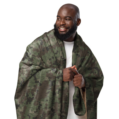 German Splittermuster Fractal Rain CAMO Sherpa Blanket