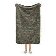 Splittermuster Fractal Rain CAMO Sherpa Blanket - 37″×57″