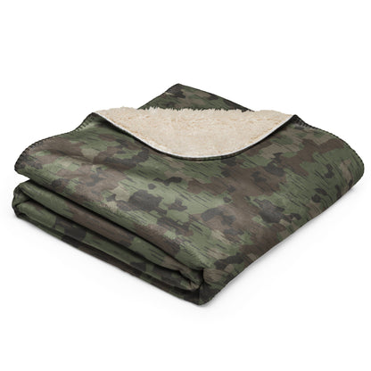 German Splittermuster Fractal Rain CAMO Sherpa Blanket