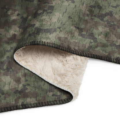 German Splittermuster Fractal Rain CAMO Sherpa Blanket
