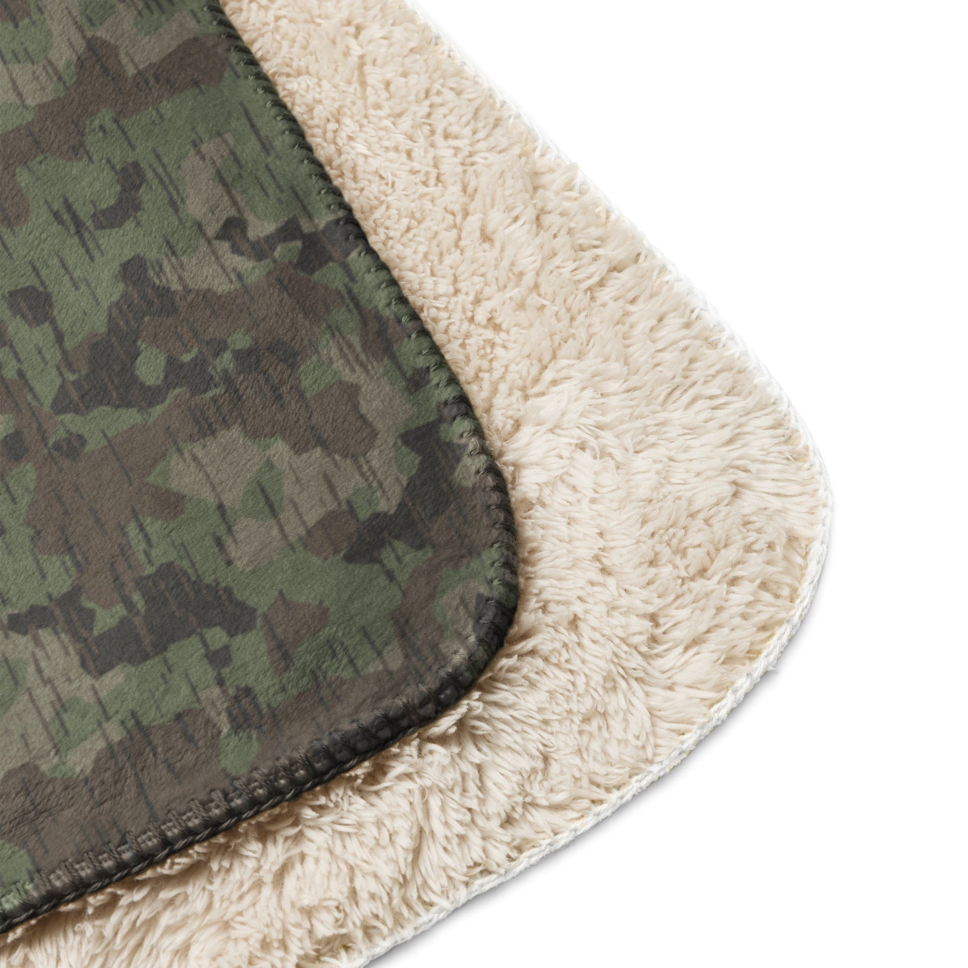 German Splittermuster Fractal Rain CAMO Sherpa Blanket