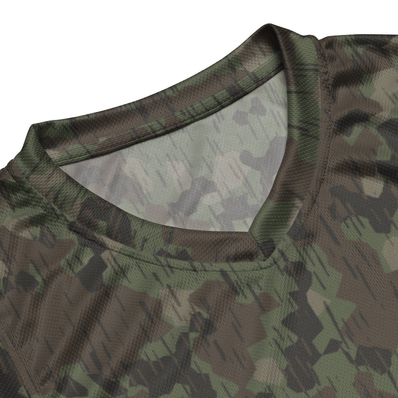 Splittermuster Fractal Rain CAMO Unisex Basketball Jersey