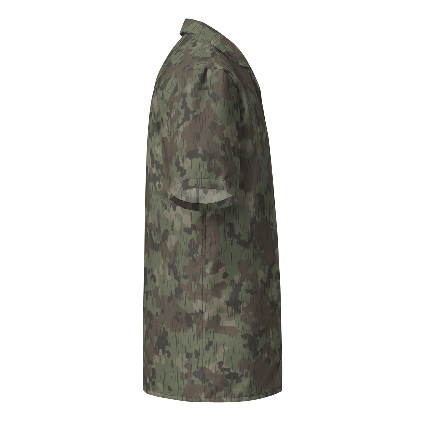 German Splittermuster Fractal Rain CAMO Unisex button shirt - Button Shirts