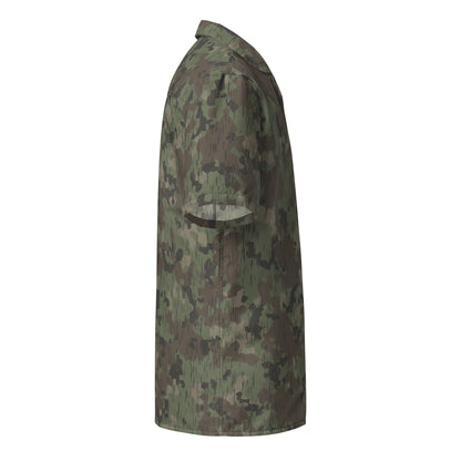 German Splittermuster Fractal Rain CAMO Unisex button shirt - Button Shirts