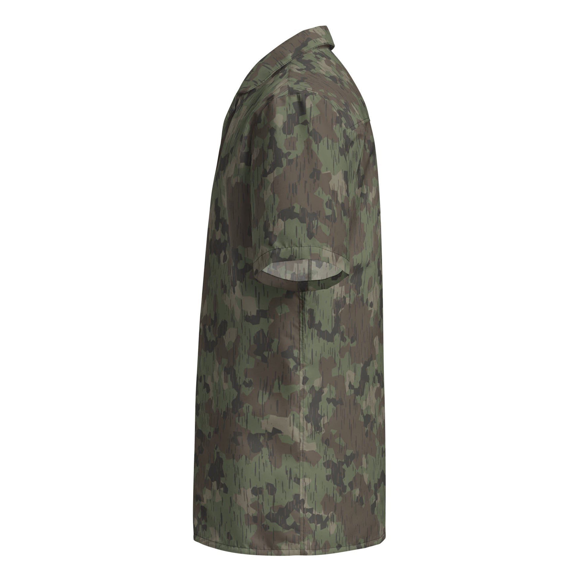 German Splittermuster Fractal Rain CAMO Unisex button shirt - Button Shirts