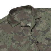 Splittermuster Fractal Rain CAMO Unisex Short-Sleeve Button Shirt - Button-Up