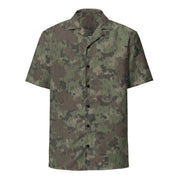 Splittermuster Fractal Rain CAMO Unisex Short-Sleeve Button Shirt - Button-Up