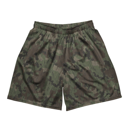 German Splittermuster Fractal Rain CAMO Unisex mesh shorts - 2XS - Mesh Shorts