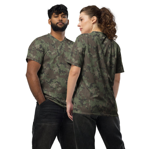 Splittermuster Fractal Rain CAMO Unisex Sports Jersey - 2XS