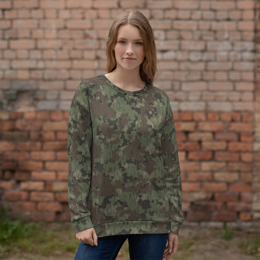 German Splittermuster Fractal Rain CAMO Unisex Sweatshirt - Sweatshirts