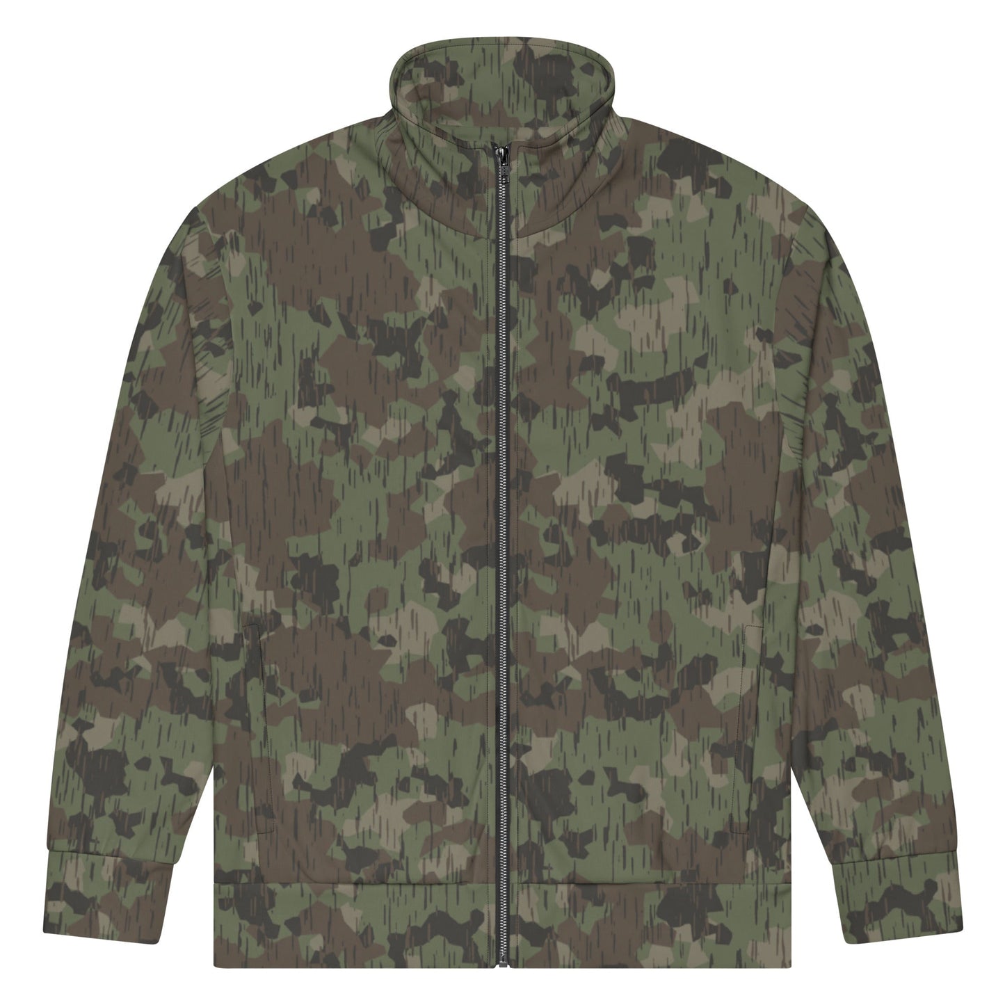 German Splittermuster Fractal Rain CAMO Unisex track jacket - Track Jackets