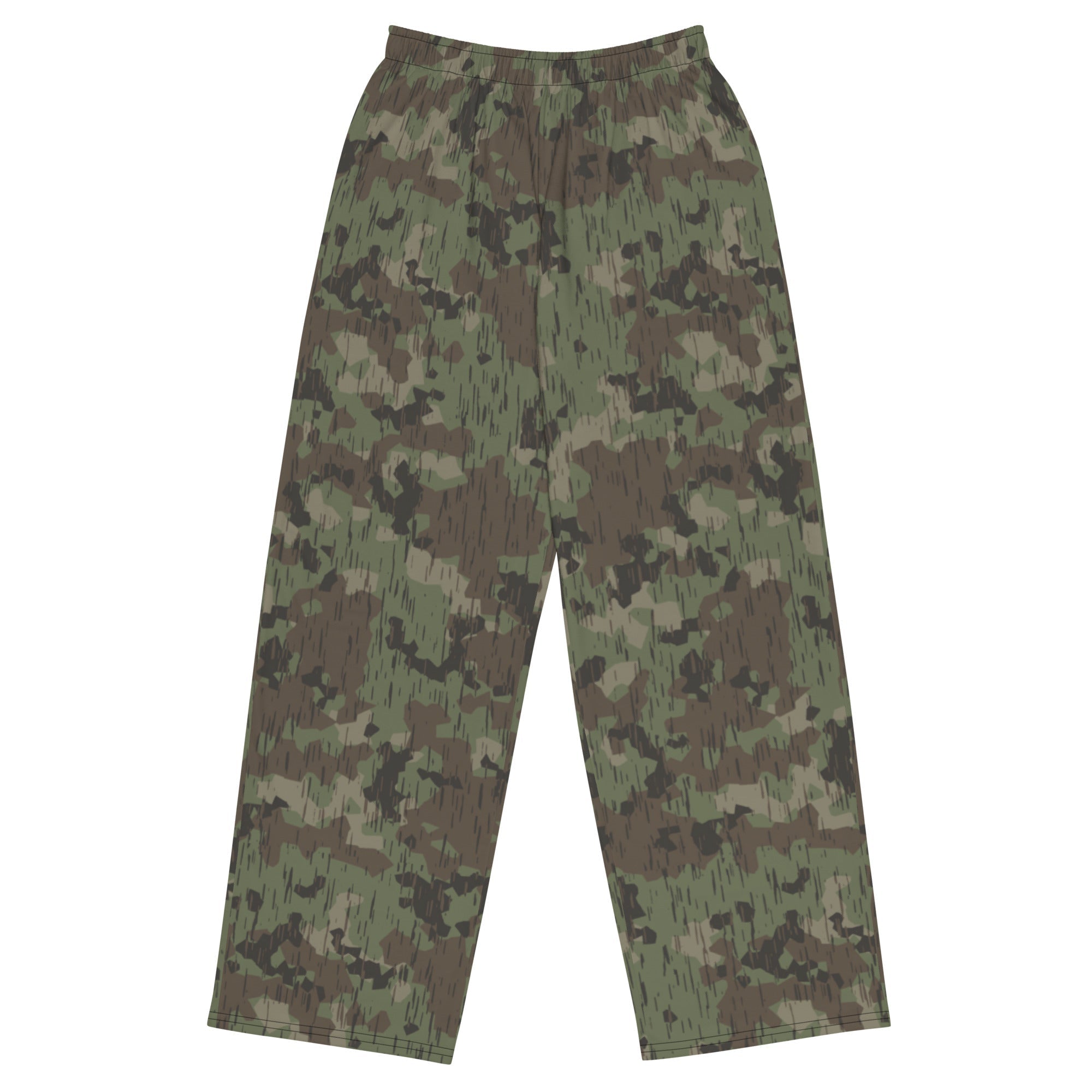 CAMO HQ - German Splittermuster Fractal Rain CAMO unisex wide-leg pants ...