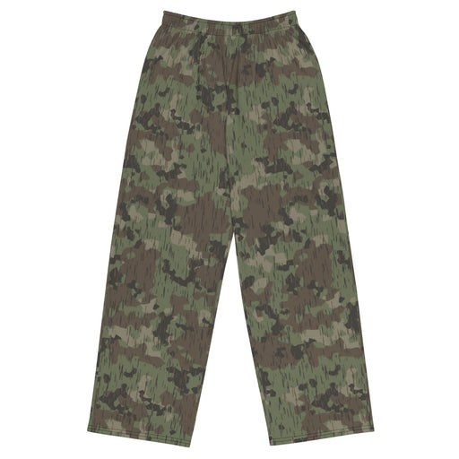 Splittermuster Fractal Rain CAMO Unisex Wide-Leg Leisure Pants - 2XS - Pant