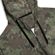 Splittermuster Fractal Rain CAMO Unisex Zip Hoodie