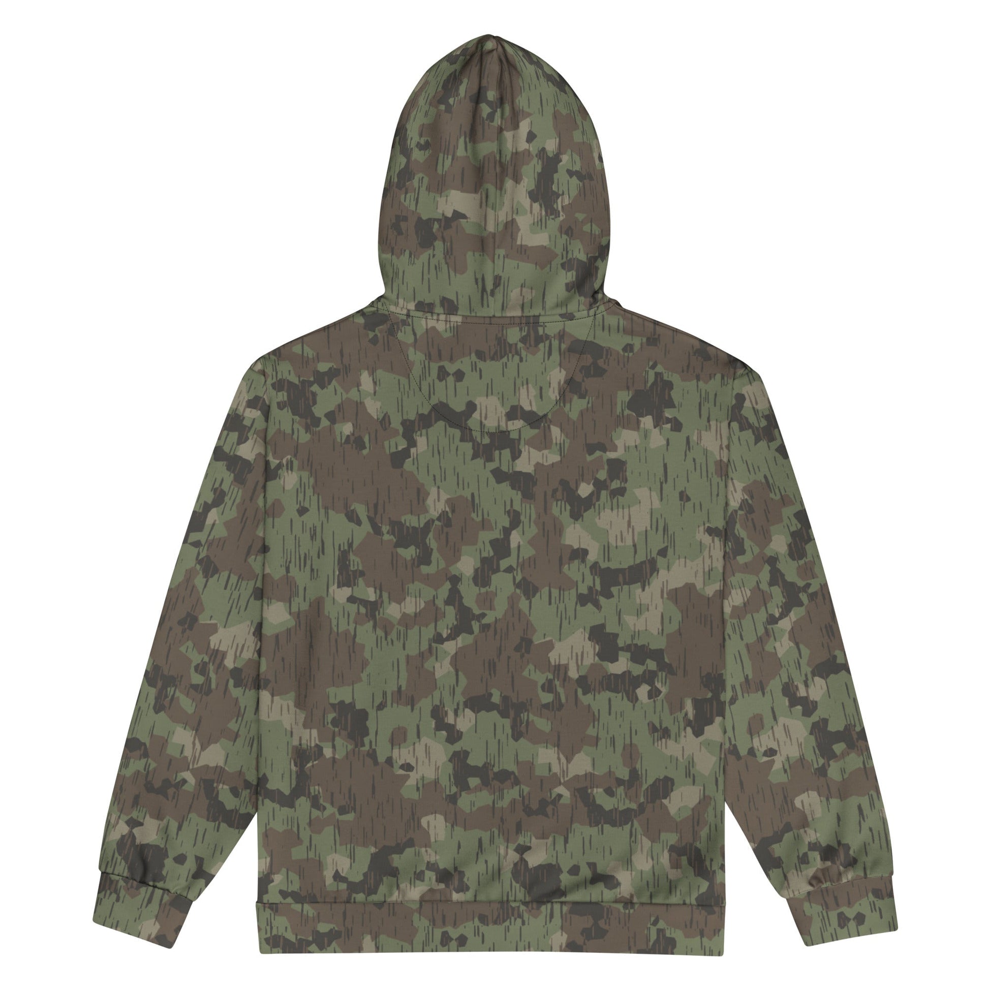 German Splittermuster Fractal Rain CAMO Unisex zip hoodie - Zip Hoodies