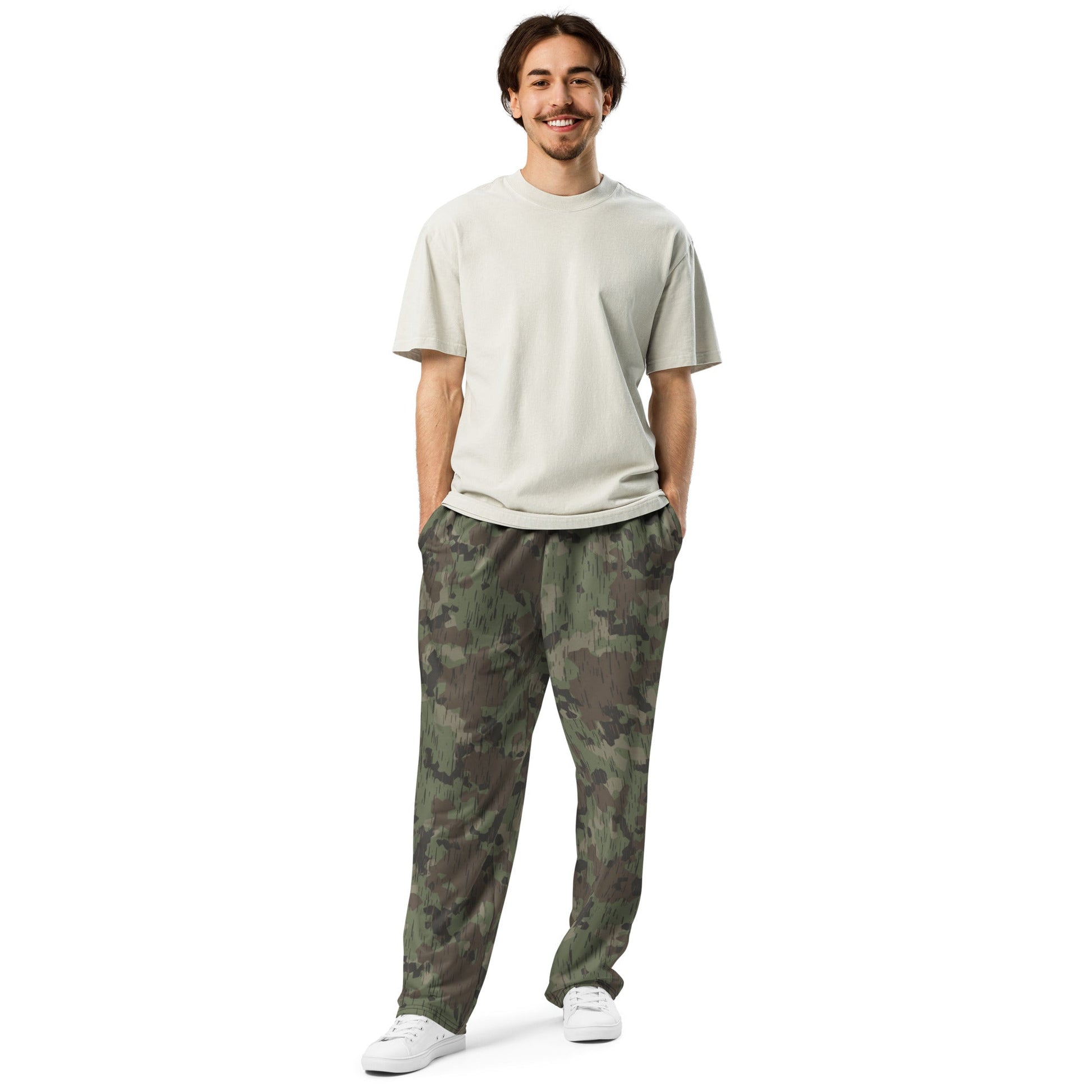 German Splittermuster Fractal Rain CAMO Wide-leg joggers - Joggers