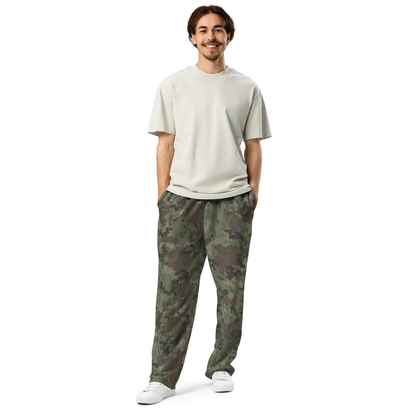 Splittermuster Fractal Rain CAMO Unisex Wide-Leg Joggers