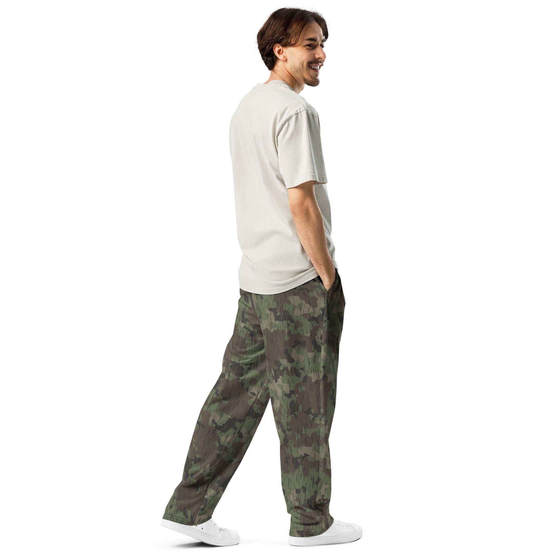 German Splittermuster Fractal Rain CAMO Wide-leg joggers - Joggers