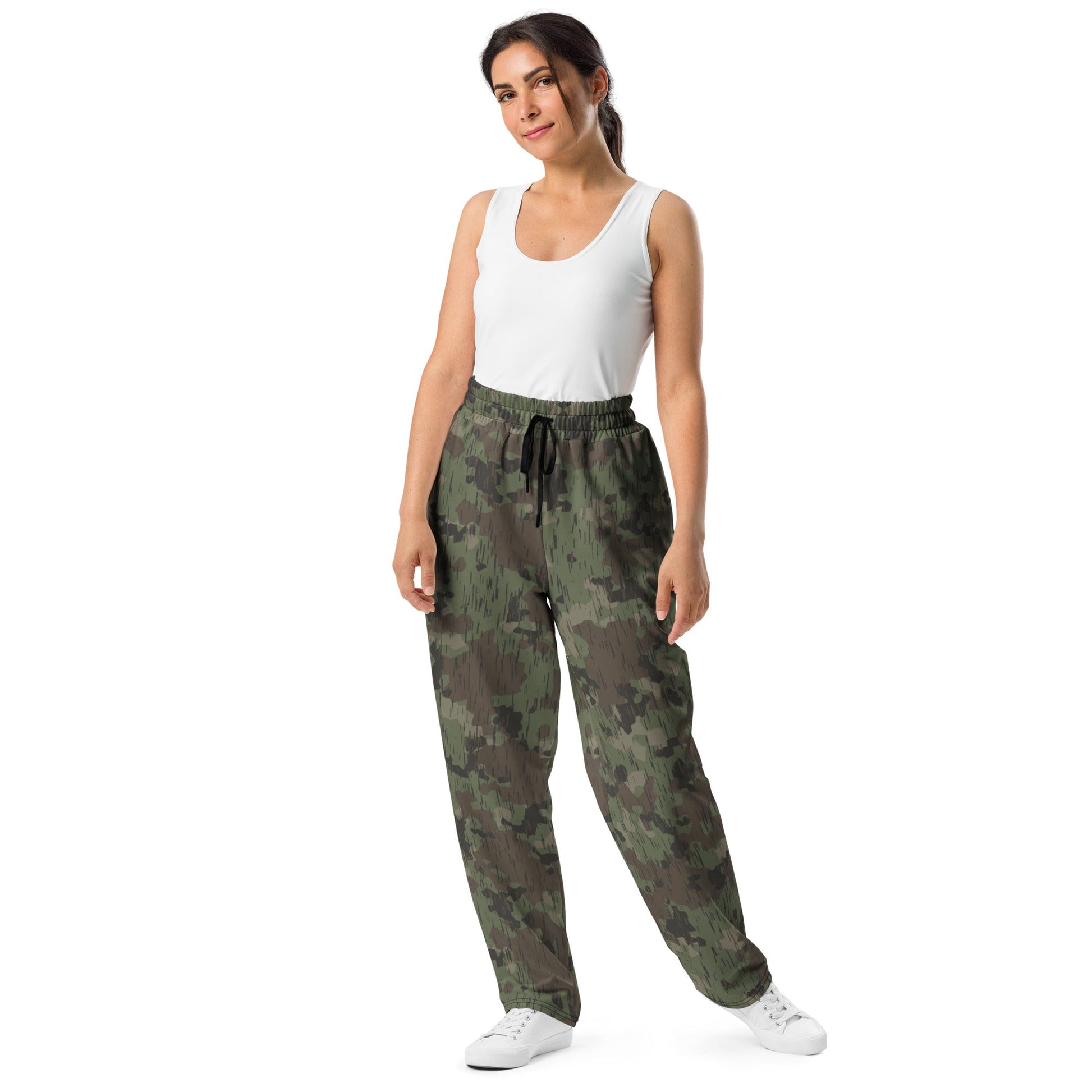 German Splittermuster Fractal Rain CAMO Wide-leg joggers - Joggers