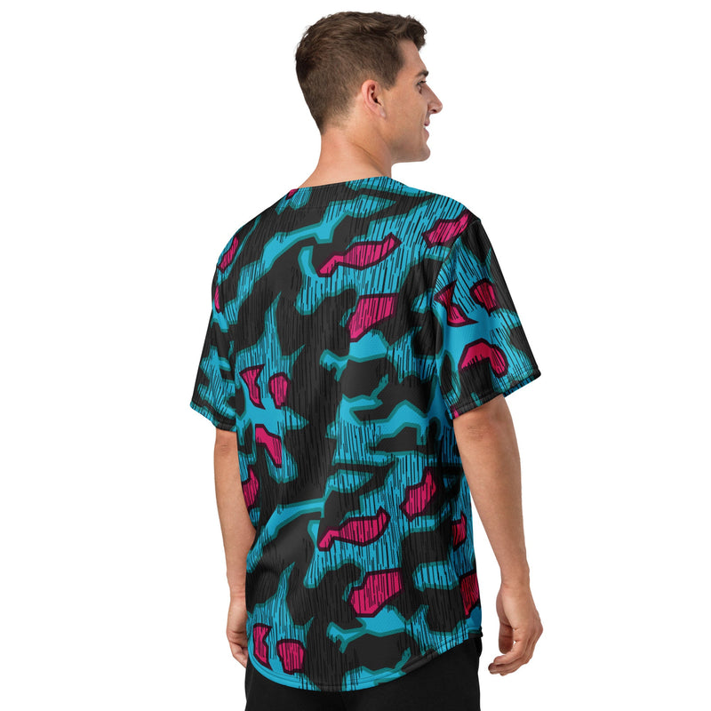 Splittermuster Miami Urban CAMO Unisex Baseball Jersey