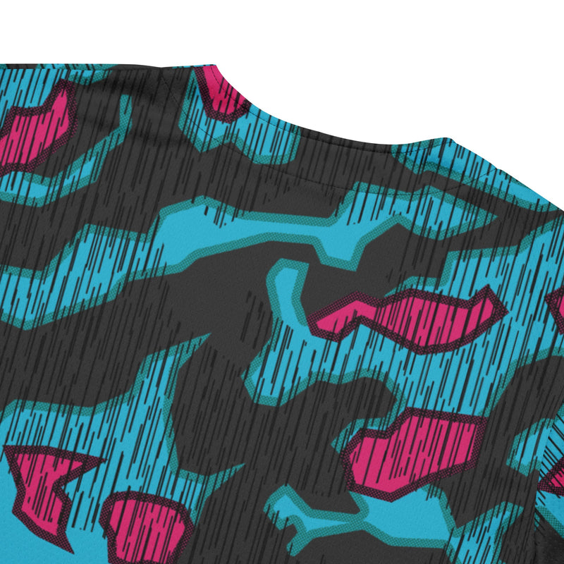 Splittermuster Miami Urban CAMO Unisex Baseball Jersey