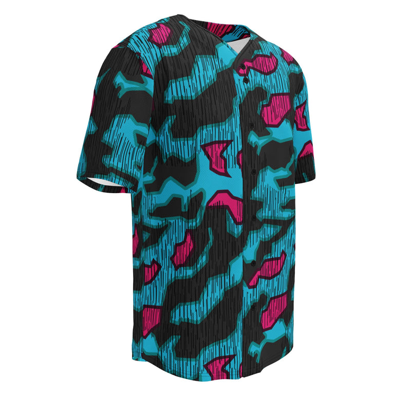 Splittermuster Miami Urban CAMO Unisex Baseball Jersey