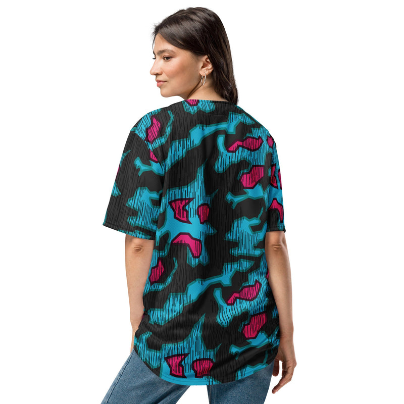 Splittermuster Miami Urban CAMO Unisex Baseball Jersey