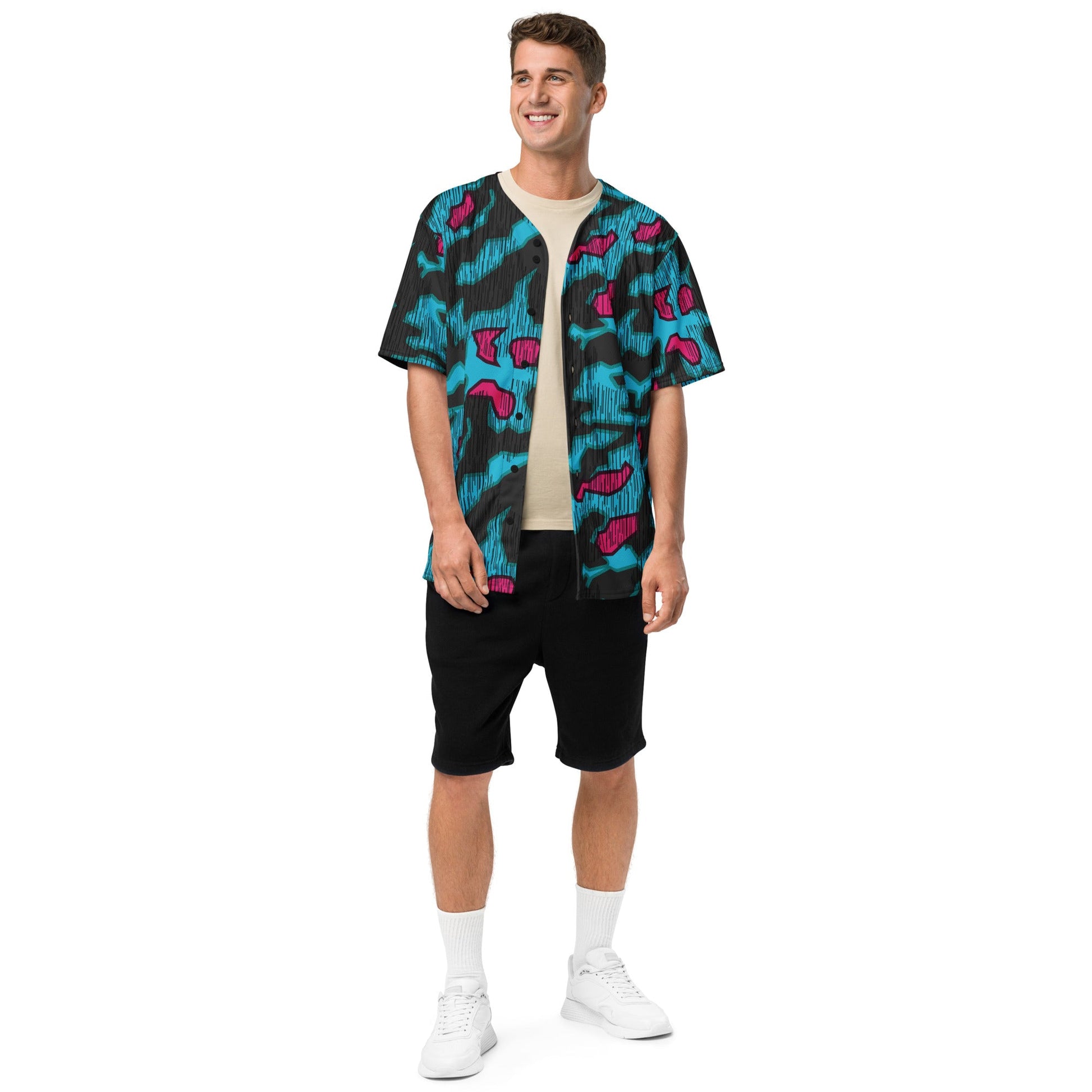 German Splittermuster Miami Urban CAMO baseball jersey - Baseball Jerseys