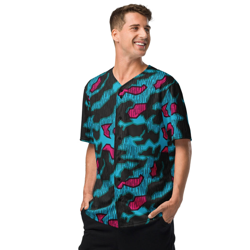 Splittermuster Miami Urban CAMO Unisex Baseball Jersey