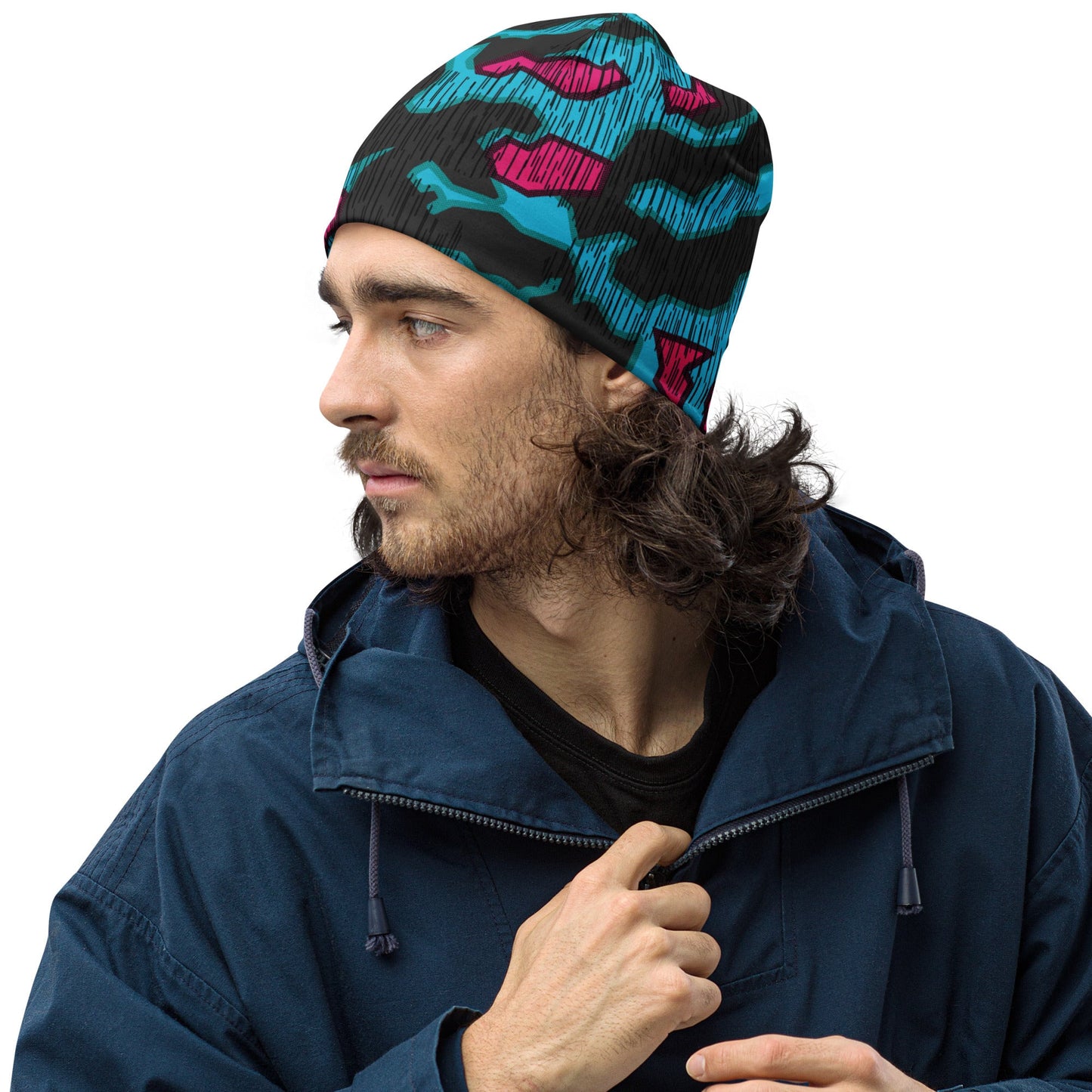 German Splittermuster Miami Urban CAMO Beanie - S - Beanies