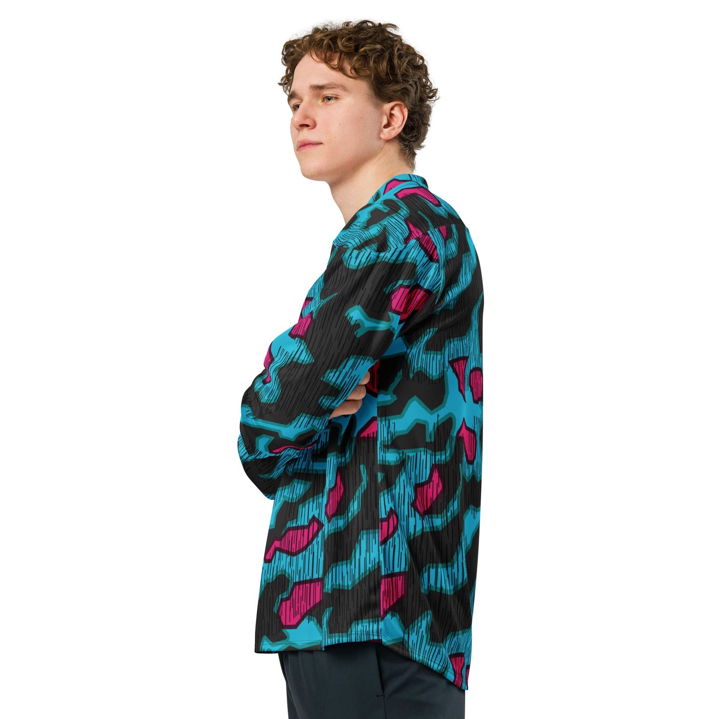 German Splittermuster Miami Urban CAMO Unisex Hockey Fan Jersey - 2XS