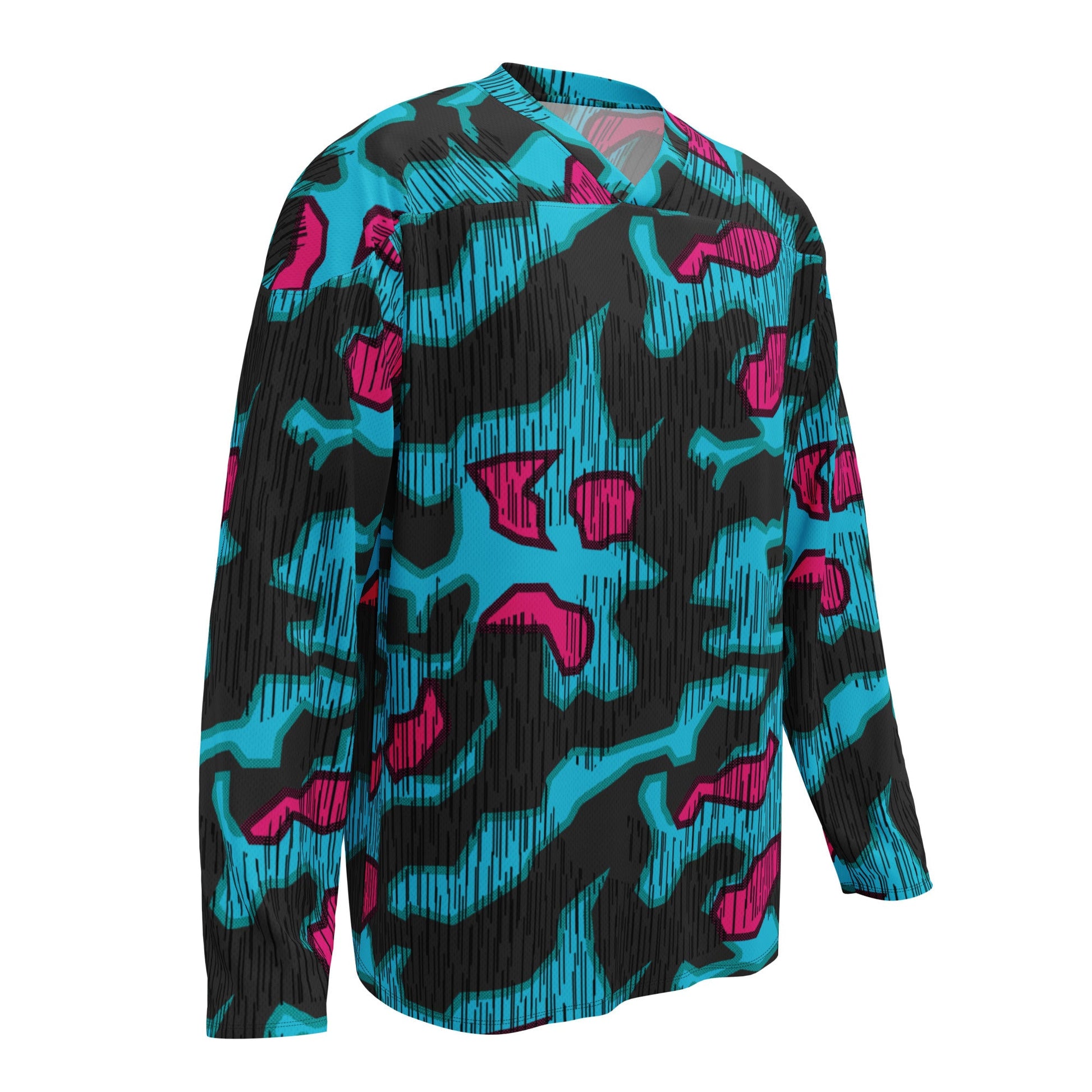 German Splittermuster Miami Urban CAMO Unisex Hockey Fan Jersey
