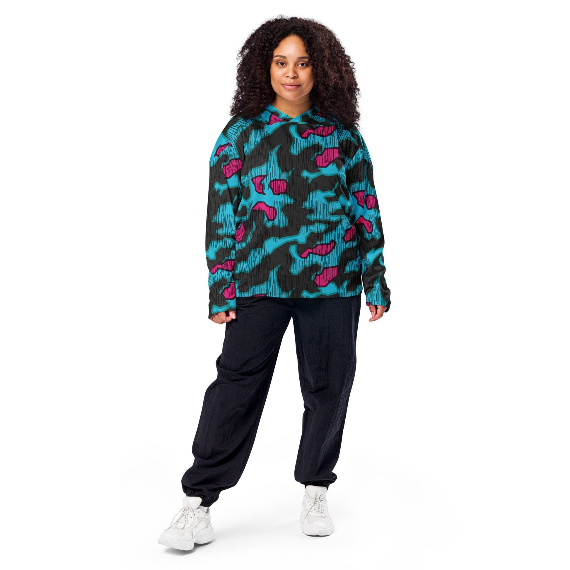 German Splittermuster Miami Urban CAMO Unisex Hockey Fan Jersey