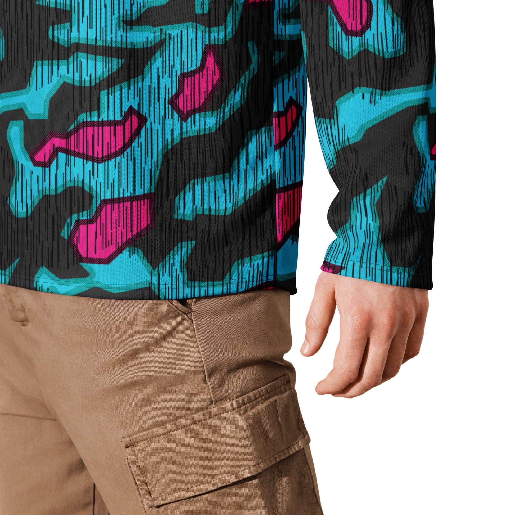 German Splittermuster Miami Urban CAMO Unisex Hockey Fan Jersey